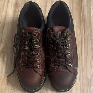 Dr. Martens Brown Leather Work Boots Steel Toe